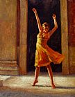 Flamenco Dancer Passion painting